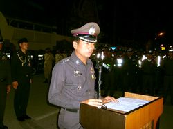 Hua Hin Police Rally
